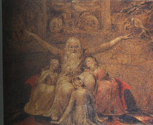 William Blake Job and his Daughters